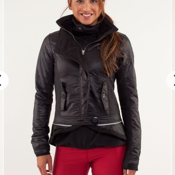 Lululemon Pedal Power Jacket Black Size 8 - Picture 1 of 9